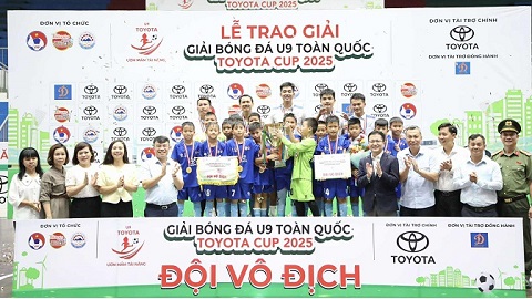 Toàn thắng suốt giải, Việt Hùng Thanh Hóa vô địch U9 toàn quốc